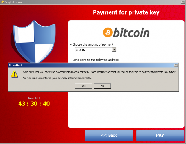 crypto locker virus cost