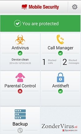 BullGuard Mobile Security snapshot BullGuard Mobile Security snapshot