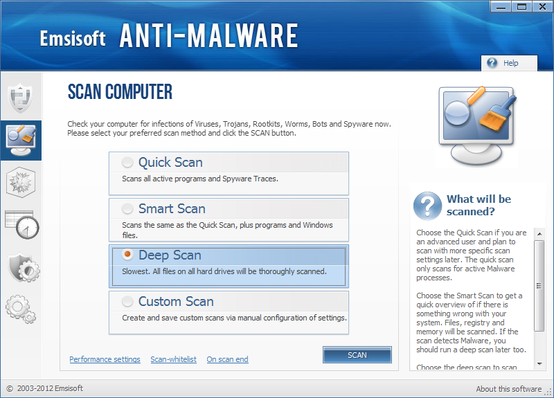 Emsisoft Anti Malware snapshot Emsisoft Anti Malware snapshot