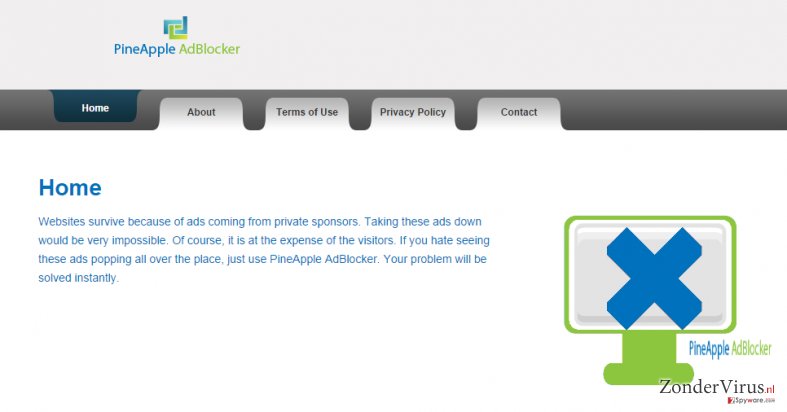 Advertenties door PineApple AdBlocker snapshot Advertenties door PineApple AdBlocker snapshot