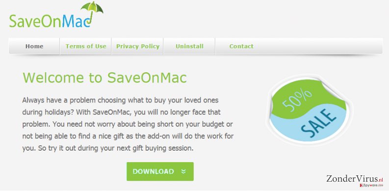 Advertenties door SaveOnMac snapshot Advertenties door SaveOnMac snapshot