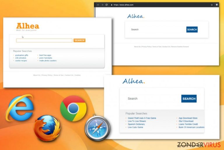 De Alhea browser hijacker