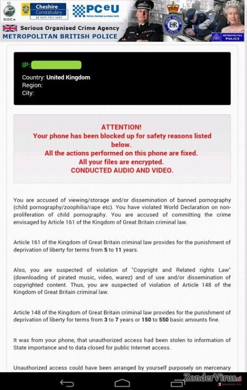 Android Police Virus snapshot Android Police Virus snapshot