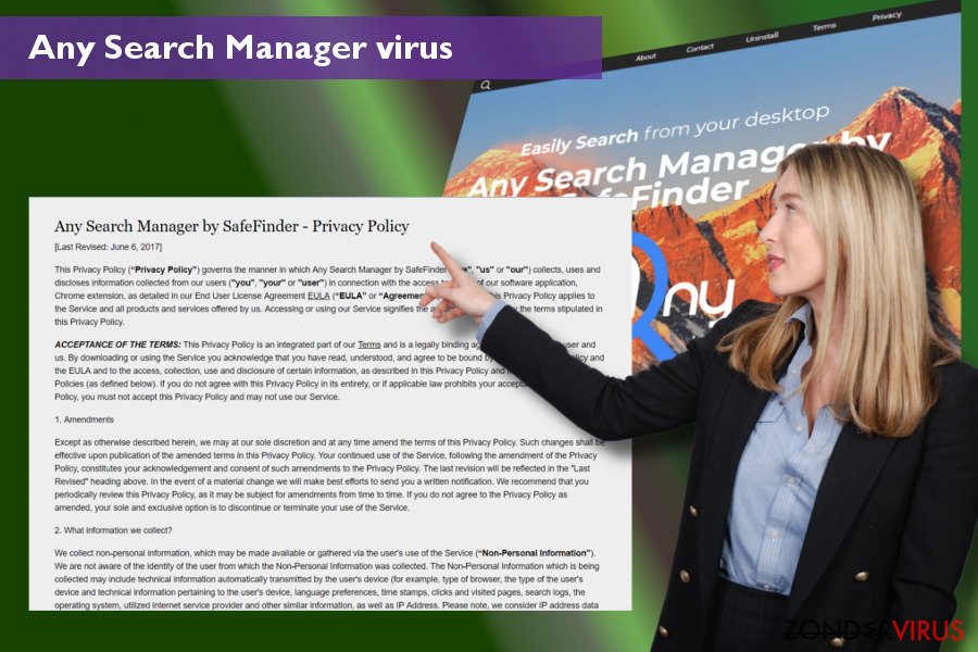 Wijzigingen die het Any Search Manager-virus in webbrowsers initieert