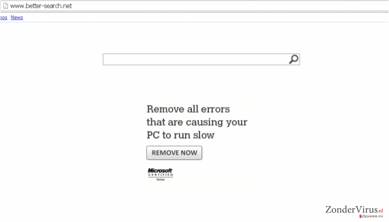 Better-Search.net virus snapshot Better-Search.net virus snapshot