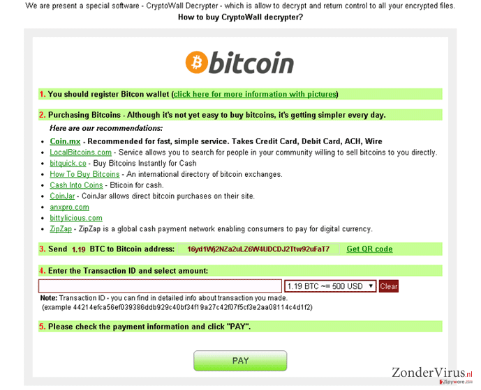 CryptoWall 4.0 snapshot CryptoWall 4.0 snapshot
