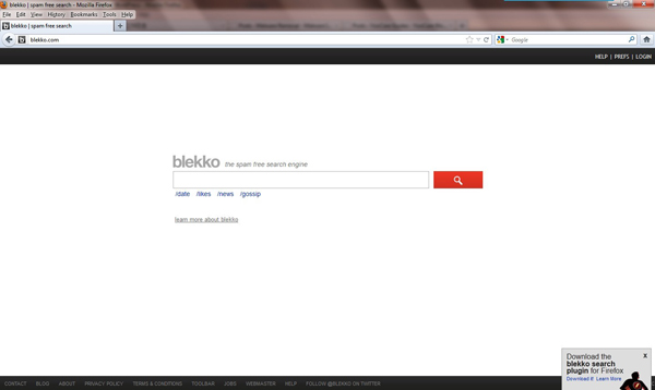 Blekko Virus snapshot Blekko Virus snapshot