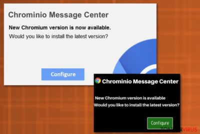 Het Chrominio Message Center virus