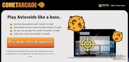 Comet Arcade virus snapshot Comet Arcade virus snapshot