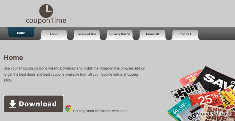 CouponTime virus snapshot CouponTime virus snapshot