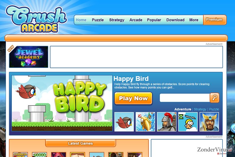 CrushArcade advertenties snapshot CrushArcade advertenties snapshot