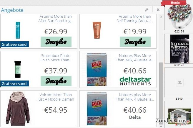 DelightfulDeals adware snapshot DelightfulDeals adware snapshot