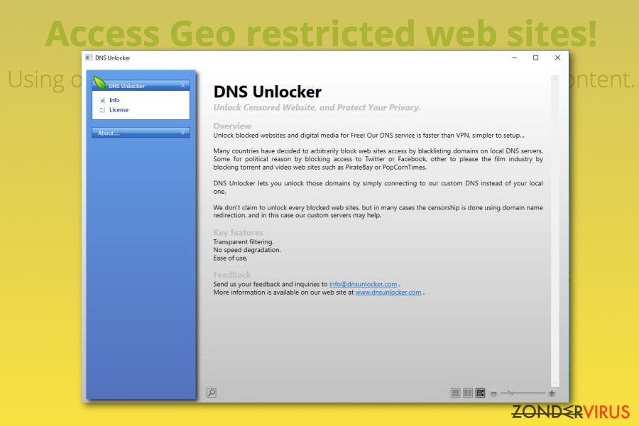 DNS Unlocker adware