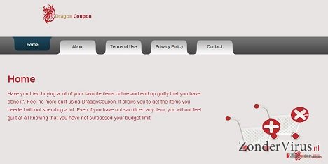 DragonCoupon virus snapshot DragonCoupon virus snapshot