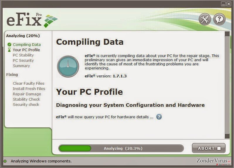 eFix Pro snapshot eFix Pro snapshot