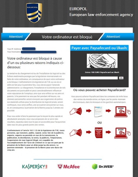 European Law Enforcement agency virus snapshot European Law Enforcement agency virus snapshot