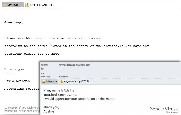 Spam gebruikt om Cerber ransomware te verspreiden