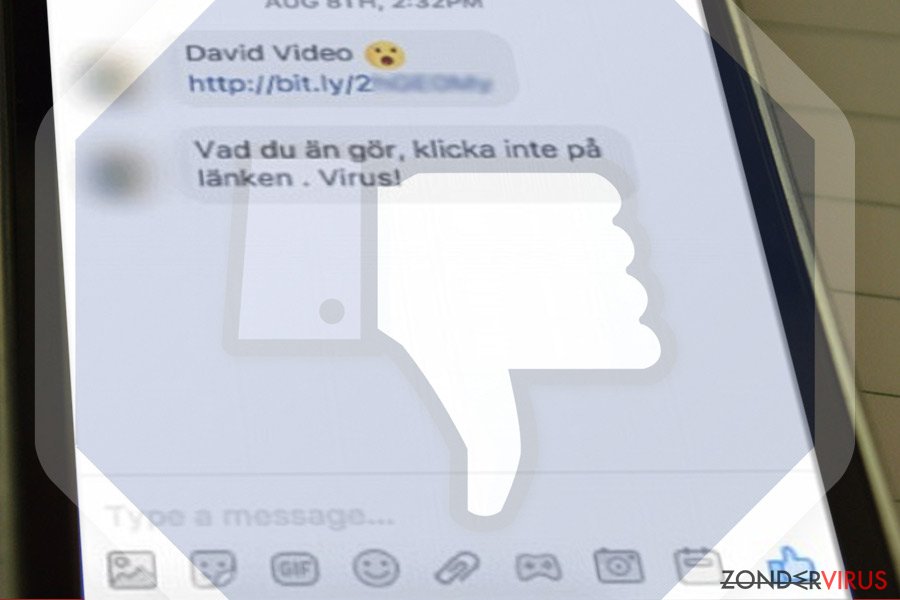 Facebook Message virus