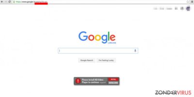 Het Google WebHP-virus installeert een nep-zoekmachine als startpagina