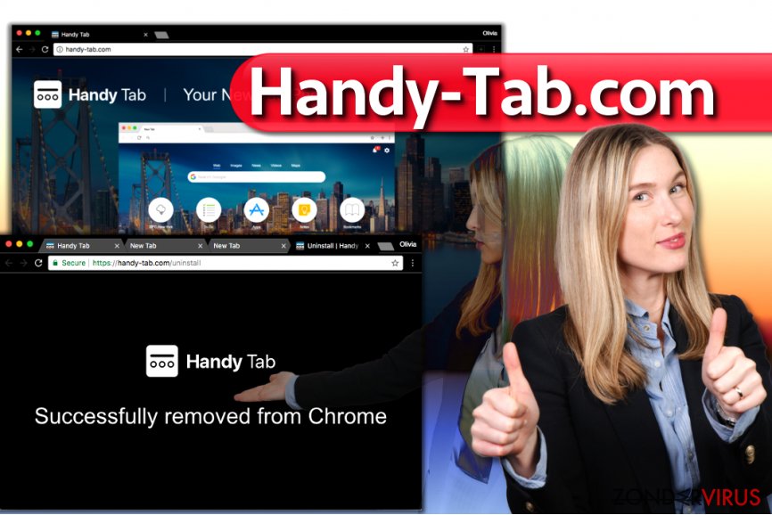 De verwijdering van Handy Tab.com