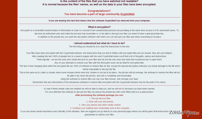 CryptoWall 4.0 CryptoWall 4.0
