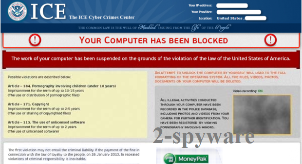 ICE Cyber Crime Center virus snapshot ICE Cyber Crime Center virus snapshot