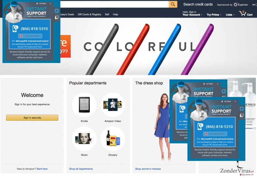 Instant Support ads Instant Support ads
