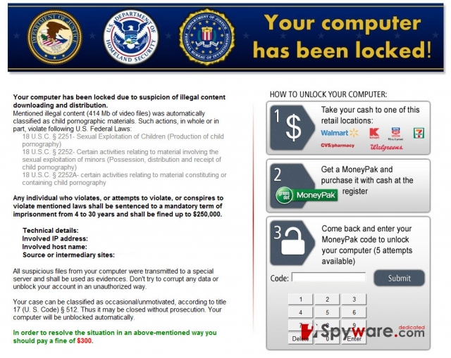 Kovter ransomware snapshot Kovter ransomware snapshot