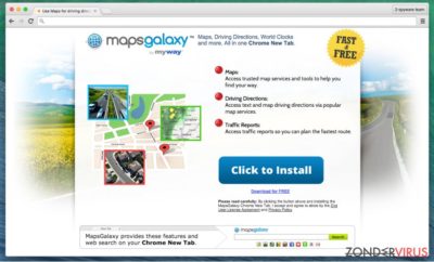 MapsGalaxy Toolbar