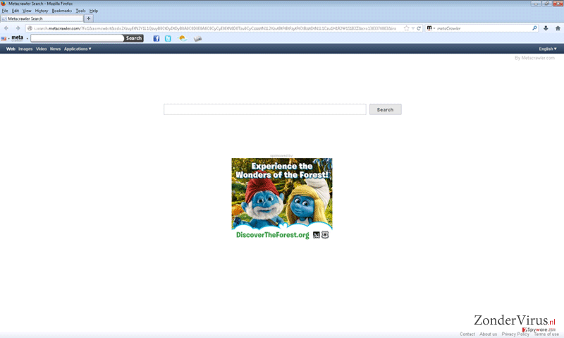 Metacrawler Toolbar snapshot Metacrawler Toolbar snapshot