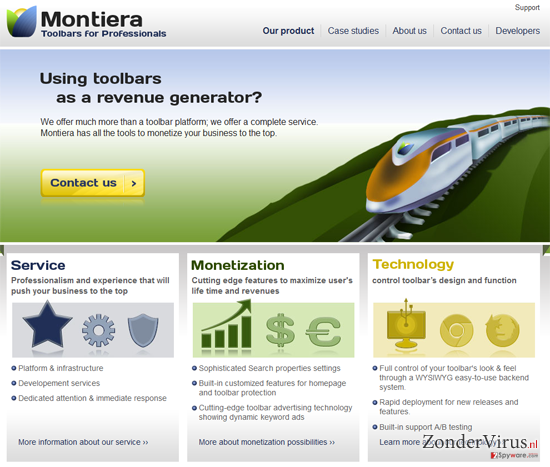 Montiera Toolbar snapshot Montiera Toolbar snapshot