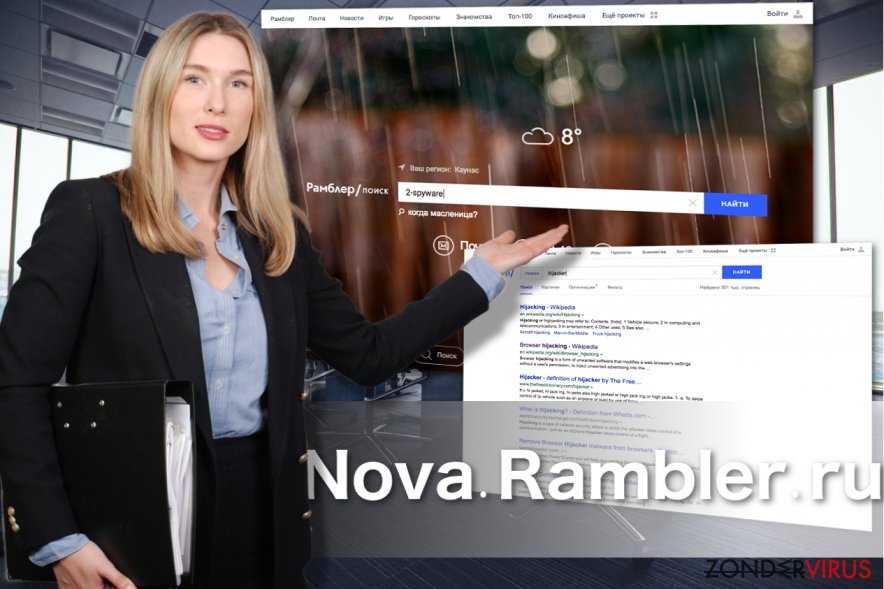 De uiterlijke verschijning van Nova Rambler