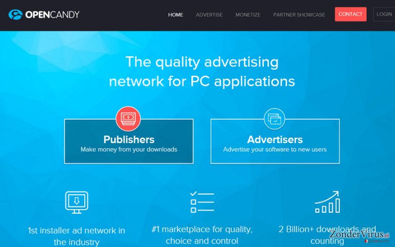OpenCandy advertenties snapshot OpenCandy advertenties snapshot