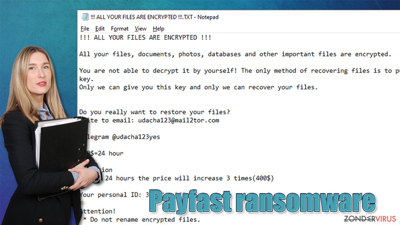 Payfast gijzelsoftware virus