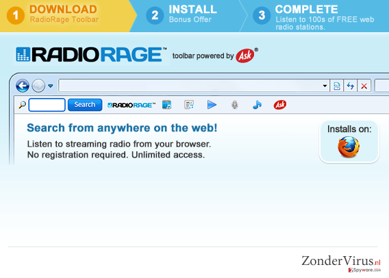 RadioRage Werkbalk snapshot RadioRage Werkbalk snapshot