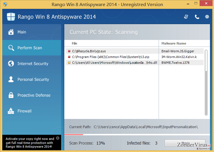 Rango Win 7 Antispyware 2014 snapshot Rango Win 7 Antispyware 2014 snapshot