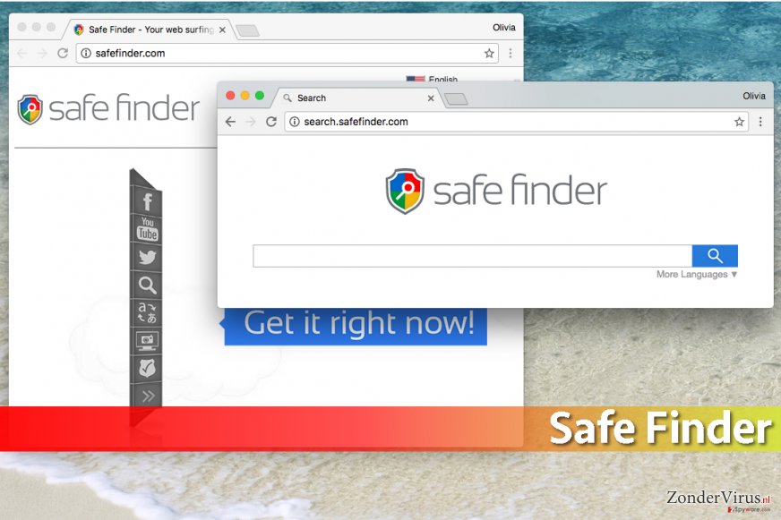 Safe Finder virus snapshot