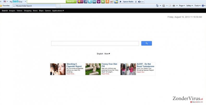 Start.mysearchdial.com omleidingen snapshot Start.mysearchdial.com omleidingen snapshot