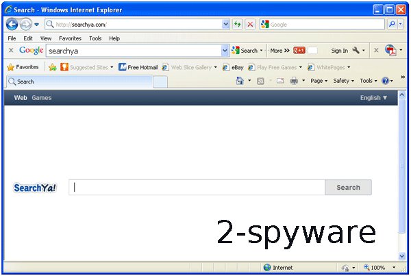 SearchYa virus snapshot SearchYa virus snapshot