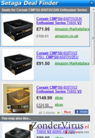 Setaga Deal Finder snapshot Setaga Deal Finder snapshot