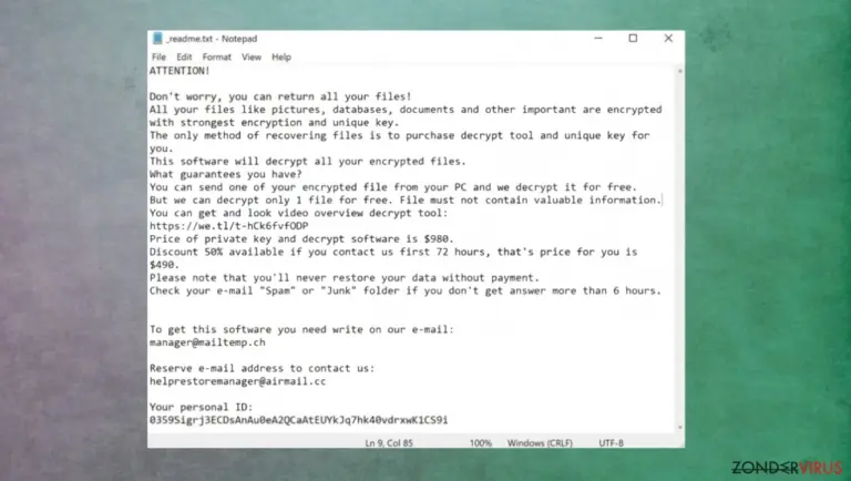 Shgv ransomware virus