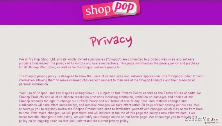 Shopop virus snapshot Shopop virus snapshot
