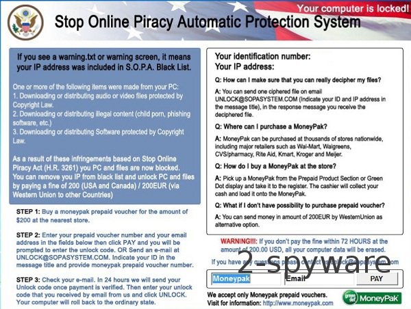 SOPA virus snapshot SOPA virus snapshot