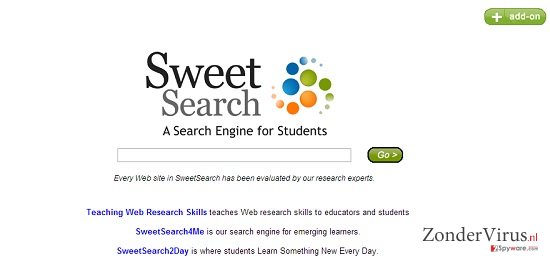 Sweetsearch.com snapshot Sweetsearch.com snapshot