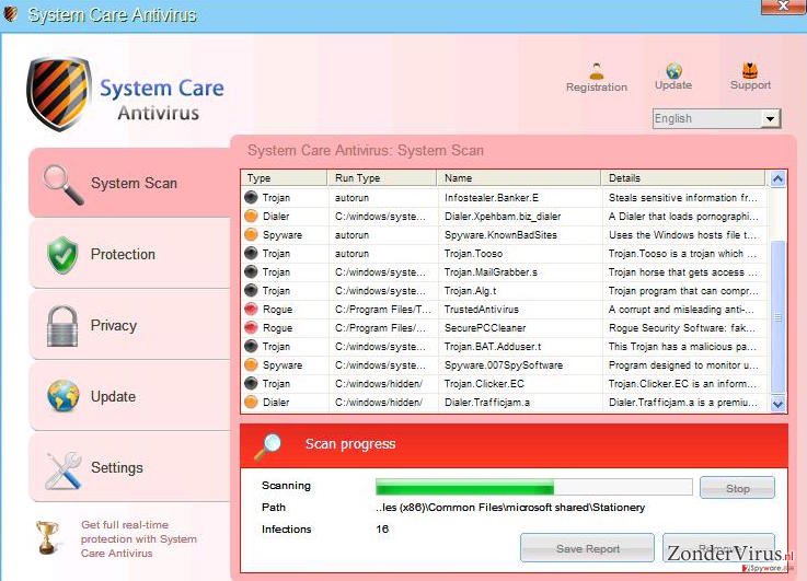 System Care Antivirus snapshot System Care Antivirus snapshot