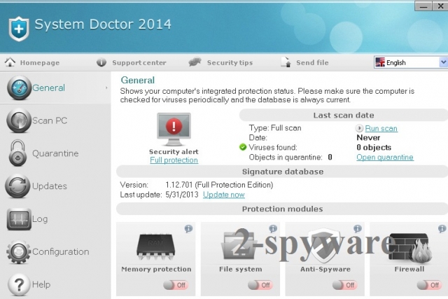 System Doctor 2014 snapshot System Doctor 2014 snapshot