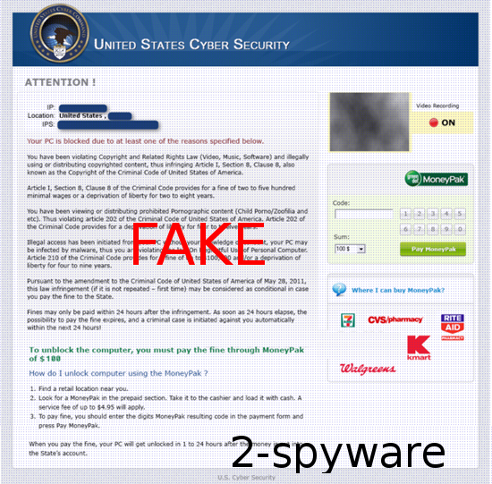 United States Cyber Security virus snapshot United States Cyber Security virus snapshot