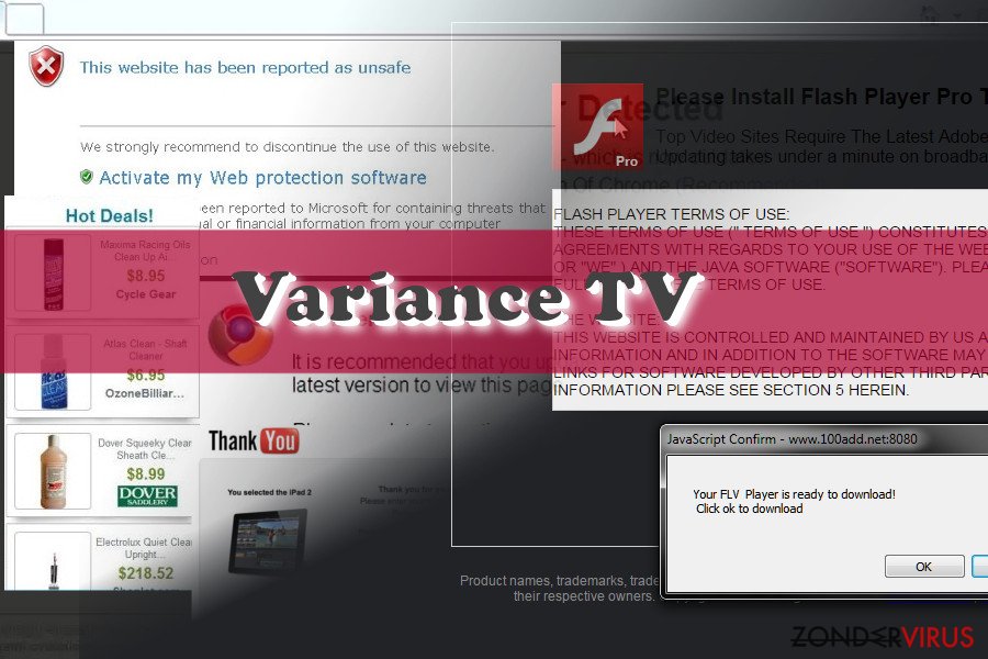 Variance TV snapshot Variance TV snapshot