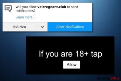 De Veirregnant.club adware