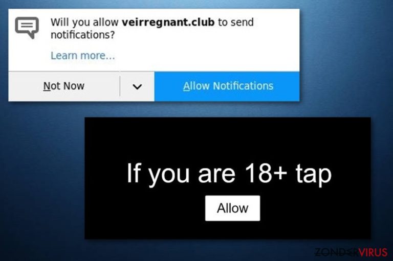 De Veirregnant.club adware
